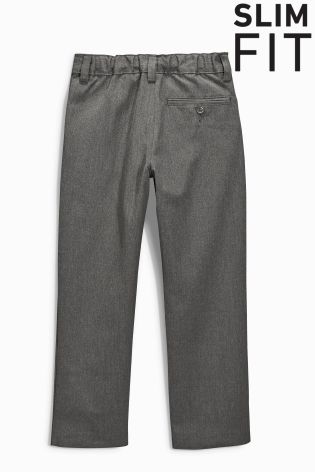 Black Flat Front Trousers (3-16yrs)